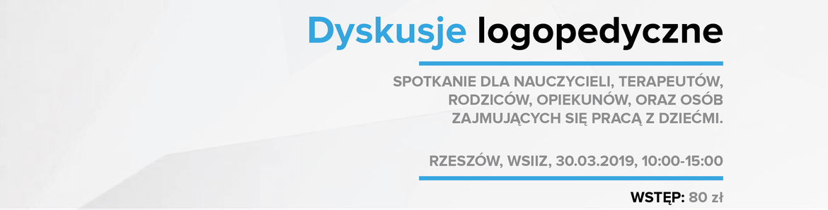 Dyskusje logopedyczne Rzeszów 30.03