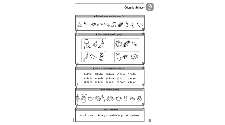 Dysleksja. Ćwiczenia funkcji słuchowych i wzrokowych dla uczniów z dysleksją (11-13 lat)