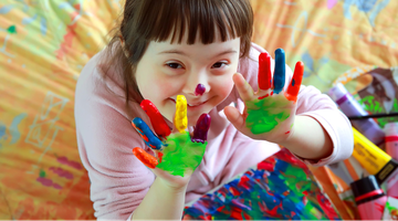 Terapia dzieci z zespołem Downa- wykorzystanie MTG i gestów wizualizacyjnych