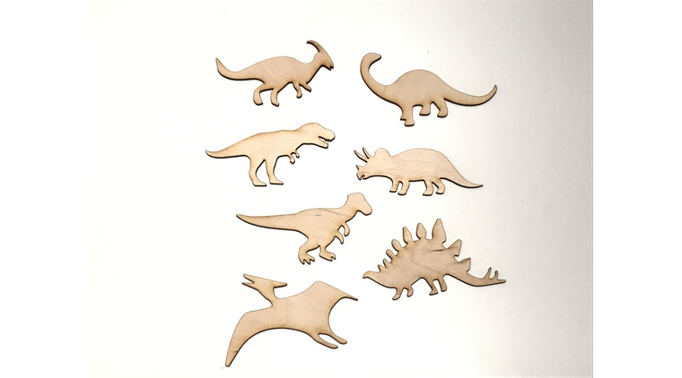 Drewniane dinozaury