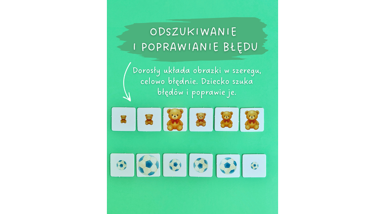 Moje pierwsze układanki. Ułóż dalej! Szeregi