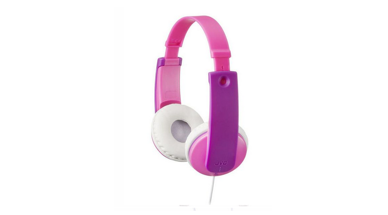 Słuchawki dziecięce JVC (różowo-fioletowe)