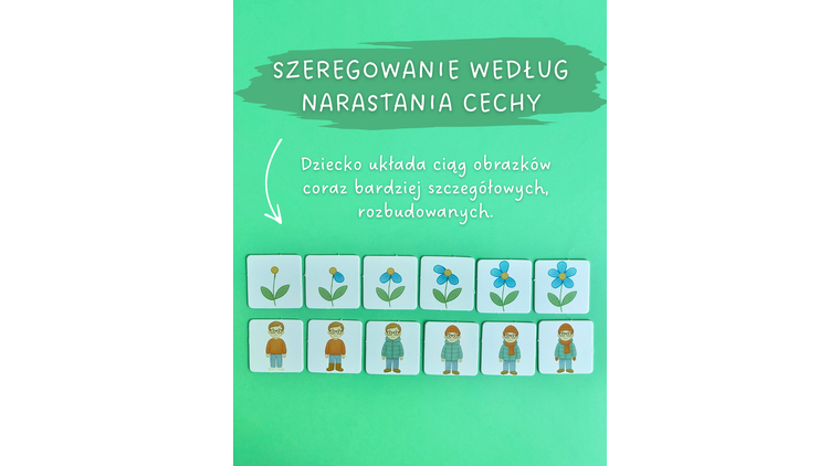 Moje pierwsze układanki. Ułóż dalej! Szeregi